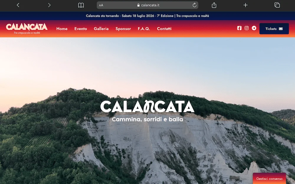 Sito web Calancata