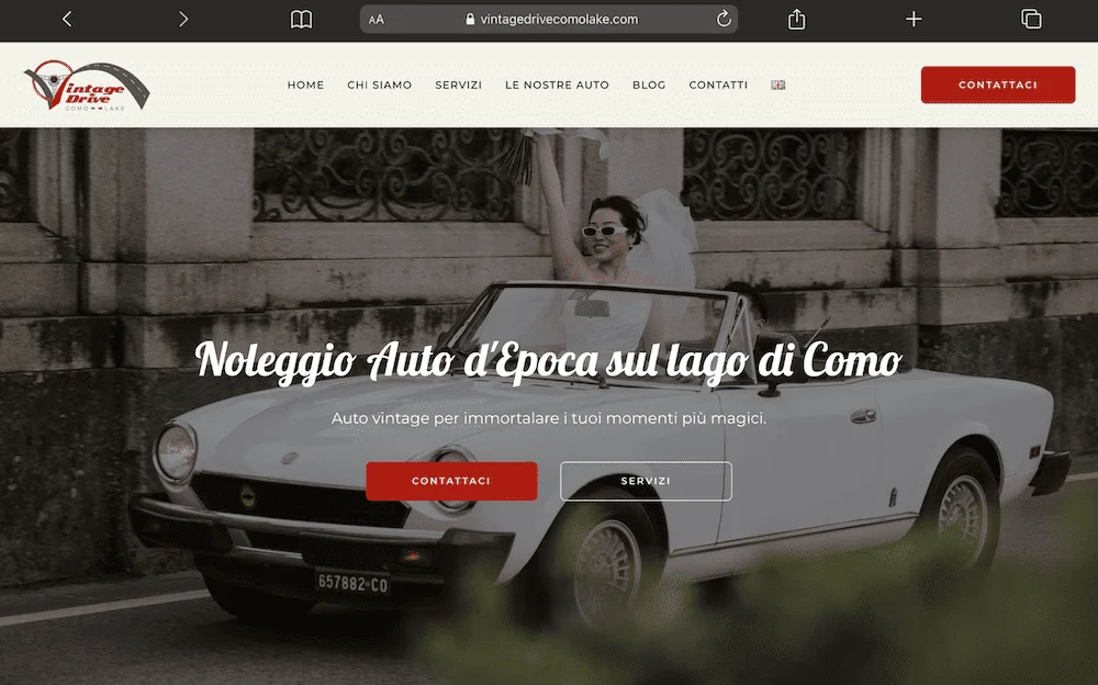 Sito web Vintage Drive Como Lake